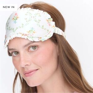 Hill House Ruffle Silk Eye Mask